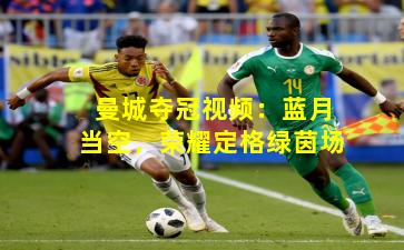 曼城夺冠视频：蓝月当空，荣耀定格绿茵场